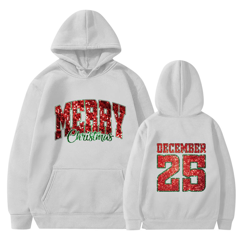 Women's Christmas  Hoodie Funny Cute Christmas Holiday Sweatshirt Pullover