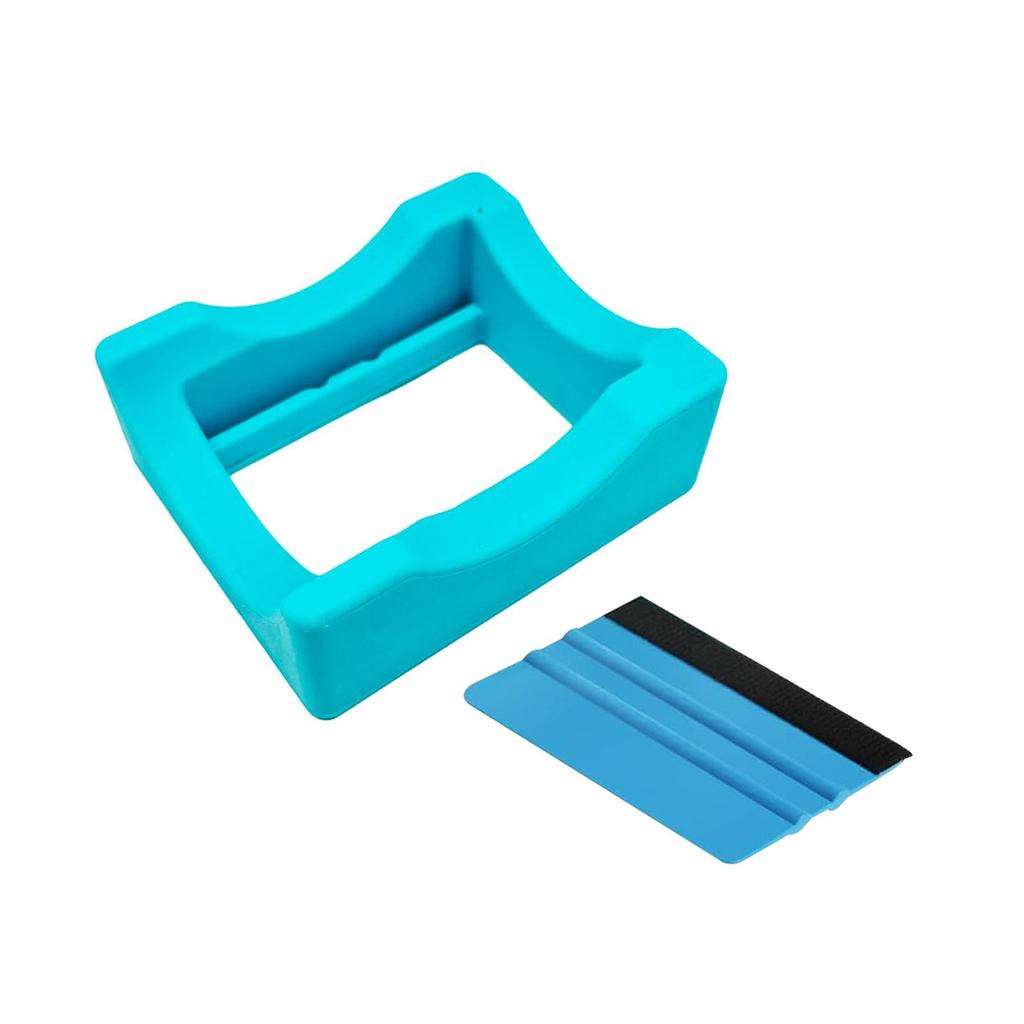 Cup Cradle Holder, Anti Slip Tumbler Holder with Felt Edge Squeegee for Crafting, DIY Tumblers