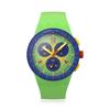 Swatch New Chrono Plastic Flowing Freshly Watch (SUSG101) for Unisex Adults