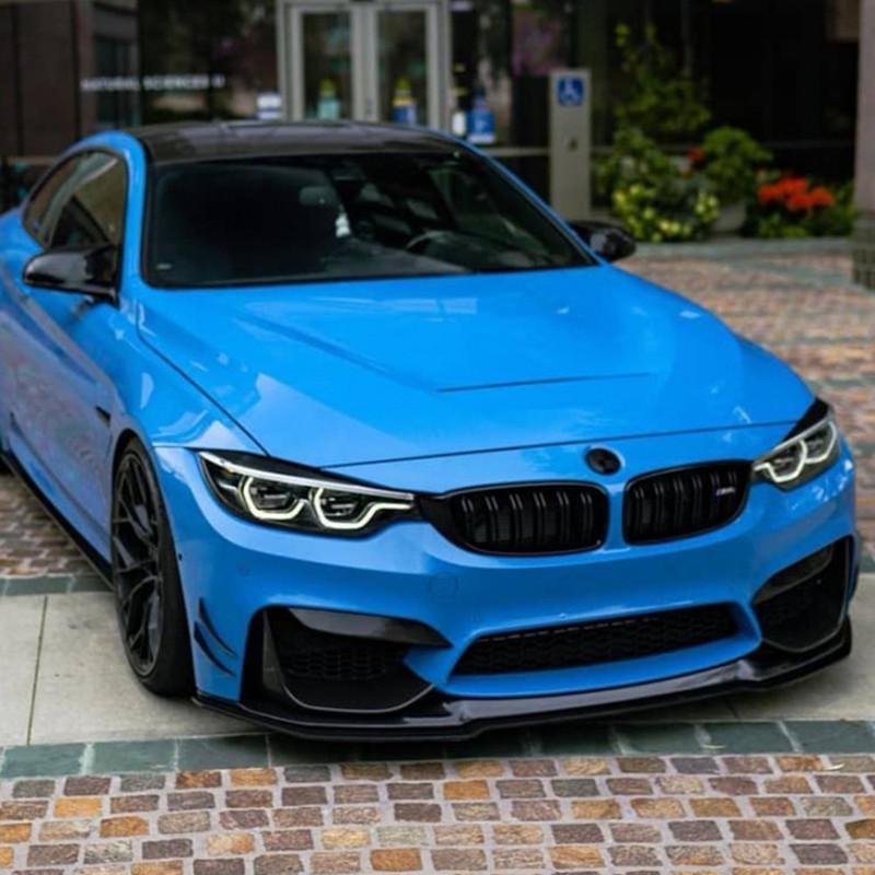 For BMW F80 M3 F82 F83 M4 2015-2020 Front Bumper Lip Chin Splitter Diffuser Spoiler Deflector Protect Guard Car Accessories Part