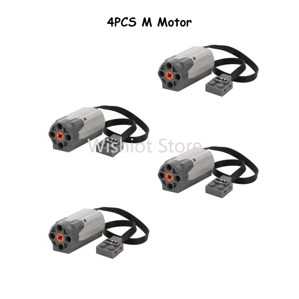 Legoeds-compatible MOC Technical Power Functions M Motor 8883 Modified Remote Control Power Group Train Lithium Battery Box 9686