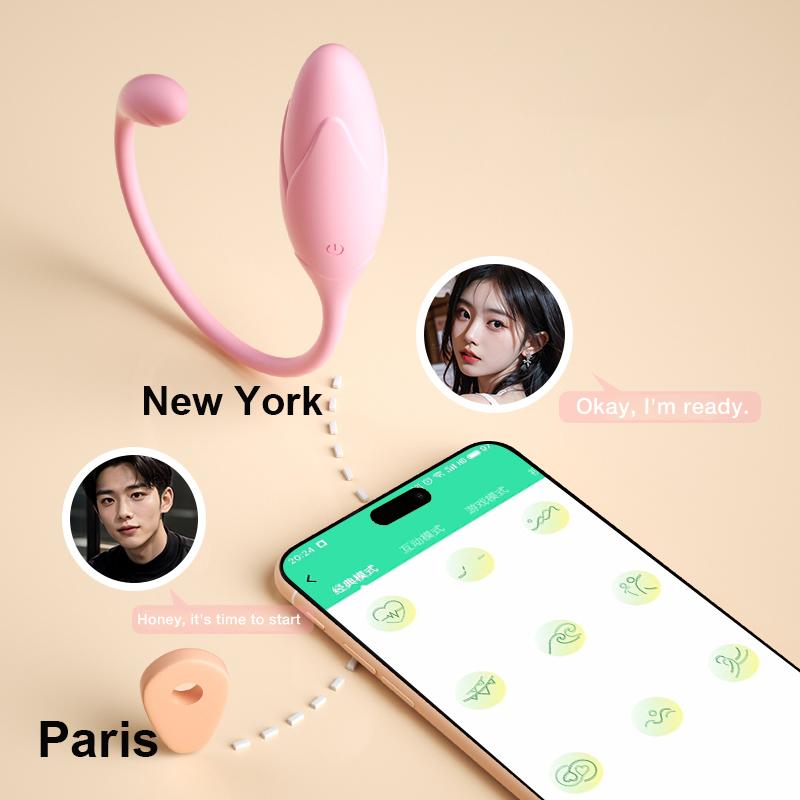 APP Vibrator Bluetooth Dildo Gut Weiblich für Frauen Kabellose Fernbedienung Vibratoren Tragen Vibrierendes Liebesei für Paar Sexspielzeug