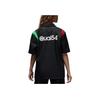 Jordan Quai 54 Letter Number Print Single Button Short Sleeve T-Shirt Women T-Shirts Black FN4224-010