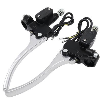 22mm Motosiklet Fren Pompası Banjo 10mm/8mm Hidrolik Sol Sağ Ana Silindir Evrensel Kawasaki Yamaha Suzuki İçin