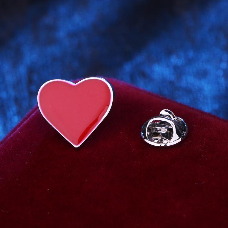 Harajuku Poker Series Card Brooch: Spade, Club, Diamond, Heart Metal Lapel Pin Accessory