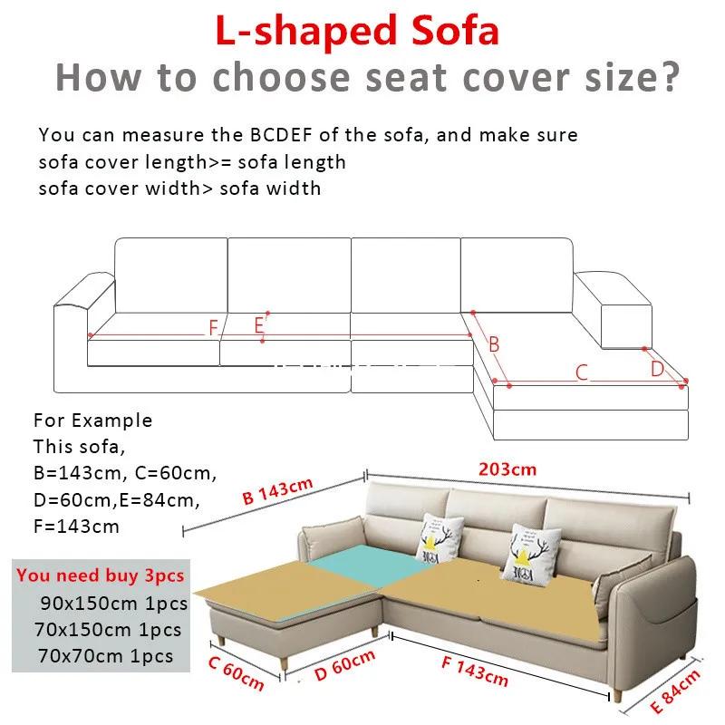 1 funda para sofá seccional en forma de L, antideslizante, lavable, para todas las estaciones, protector genérico.