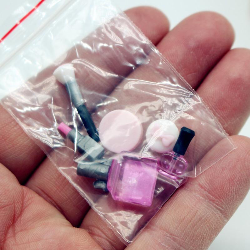 1Set 1:12 Puppenhaus Miniatur Kosmetik Lippenstift Puder Parfüm Make-up Pinsel Modell Puppe Make-up Szene Dekor Zubehör