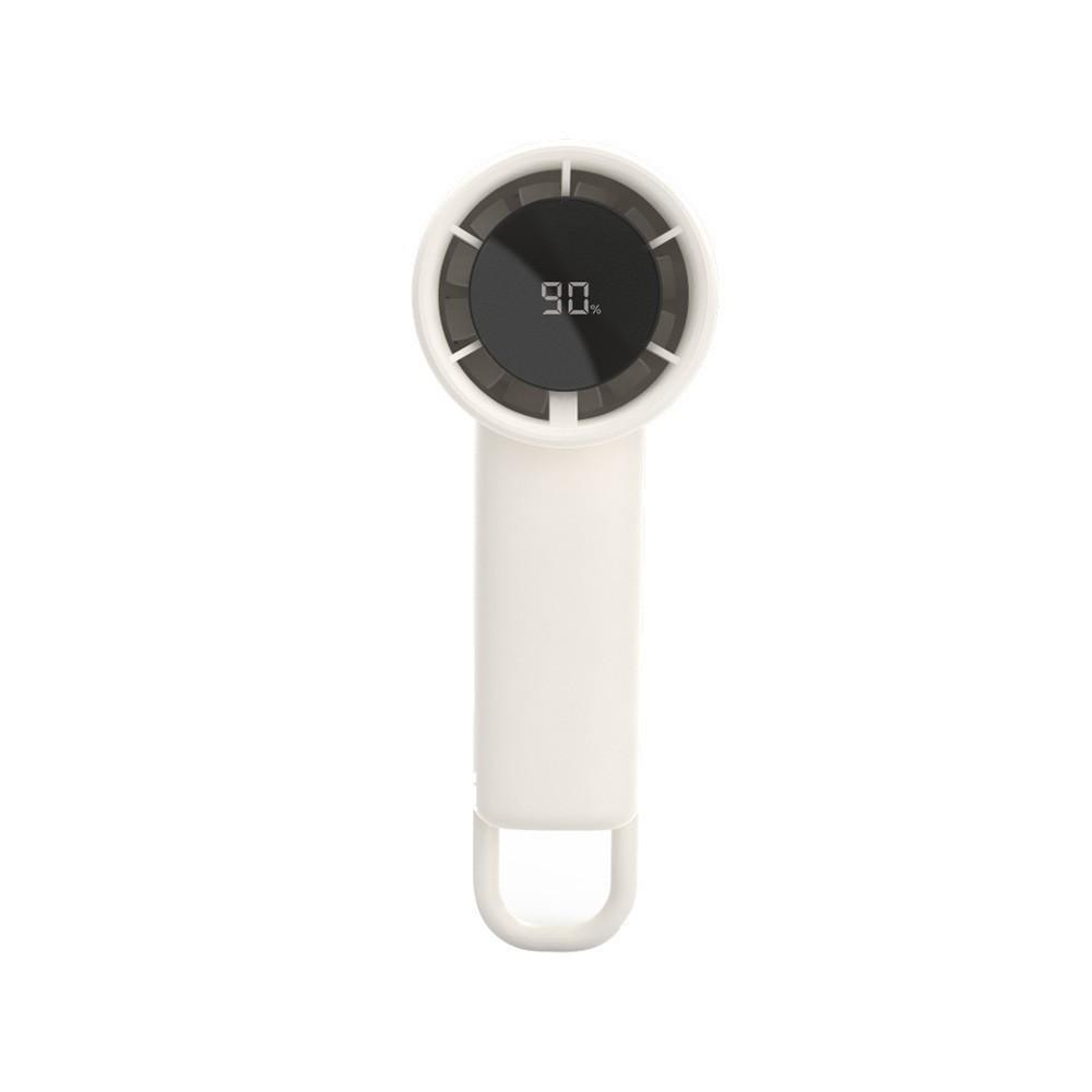 

Ultra High-Speed Mini Handheld Fan with USB Rechargeable Battery and Digital Display 62*54*176mm белый