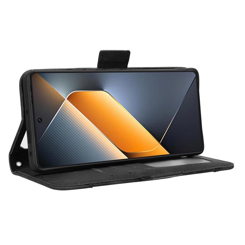Tecno Pova 6 Pro 5G Leather Case with Multi-Card Slots and Flip Cover