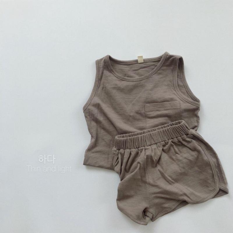 Retro Japanese Korean Style Loose Solid Unisex Kids Summer Shorts