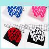 Fashion Letter Pattern Women Casual Warm Knitted Hat For Fall And Winter Streetwear Fans