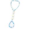 Les Trésors De Lily [K3172] - Chaine Cheville 'Kilimanjaro' blanc turquoise