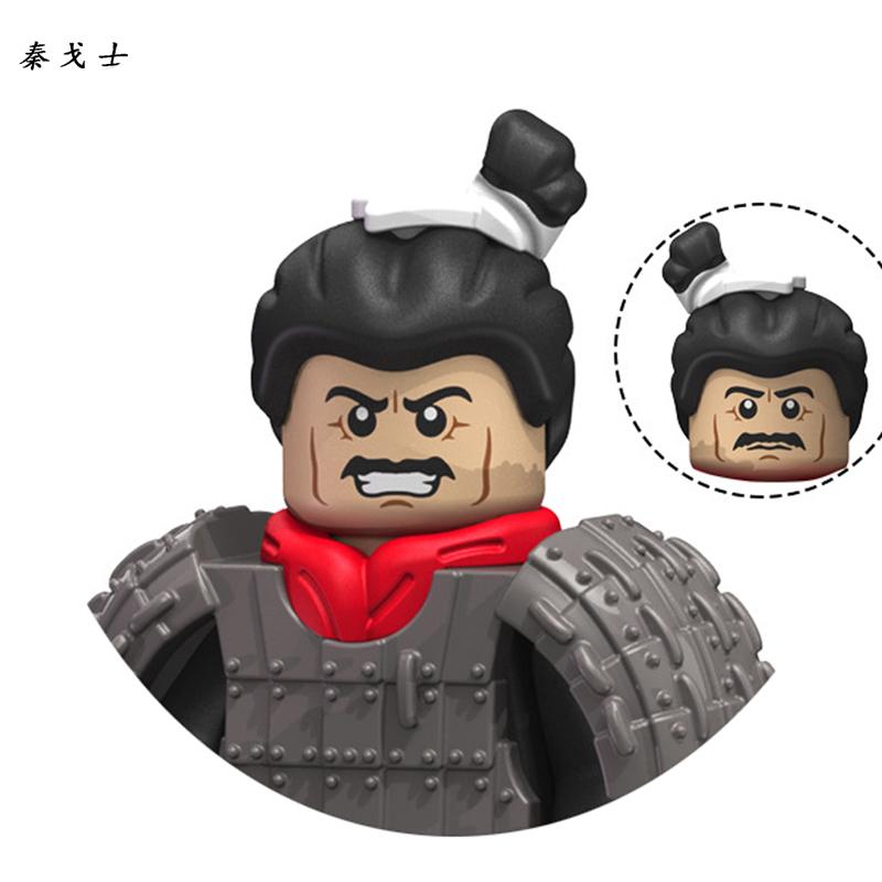Kinas eldgamle Qin-dynastisoldatfigurer Byggeklosser Terrakottahæren Klosser Samling Leker For Barn
