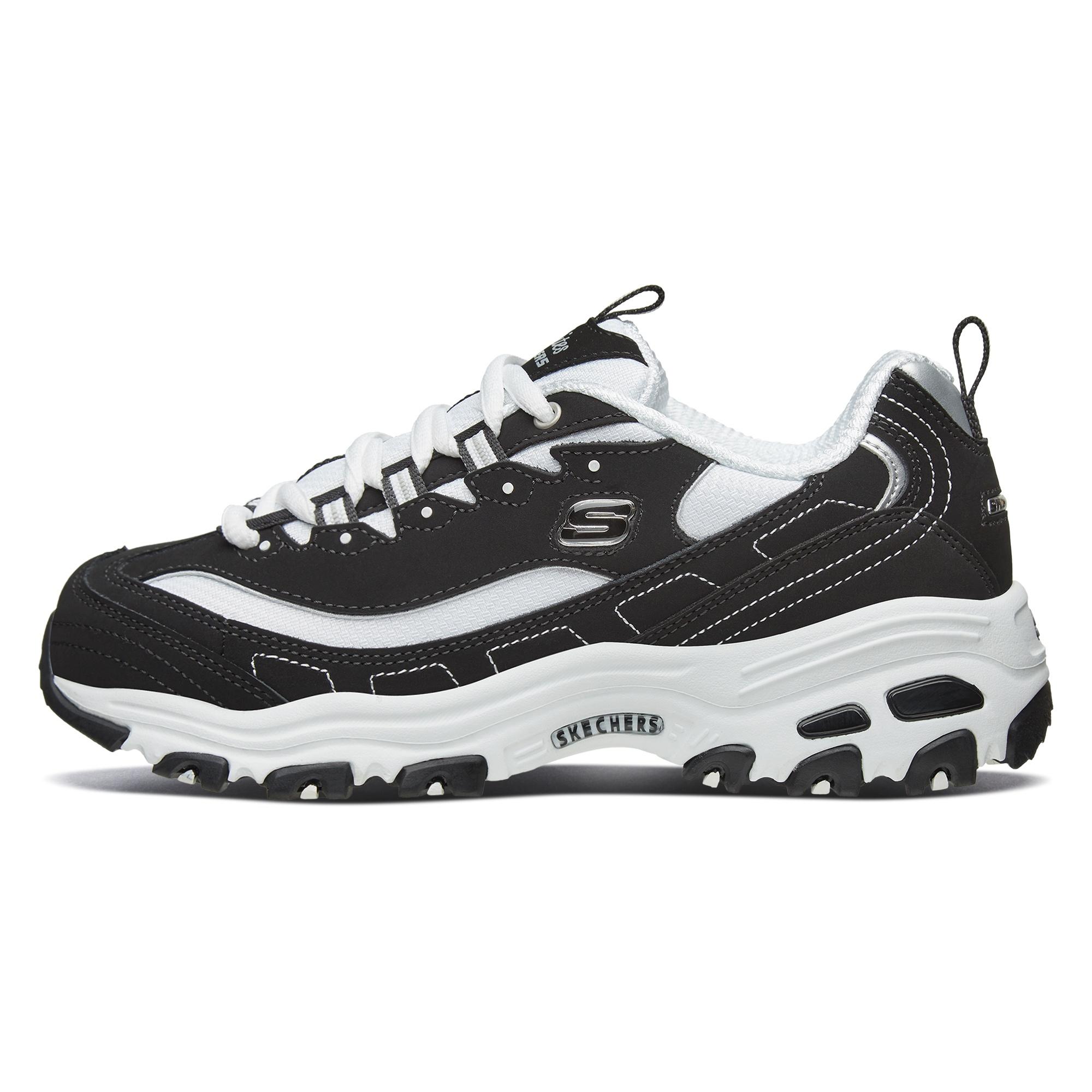 (WMNS) Skechers D LITES Daddy Shoes Women s 66666179-BKW EU 35