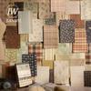 JIANWU Paper Workshop Shadow Series Vintage Gird Landscape Collage Scrapbook Material Paper Creative Junk Journal Stationery