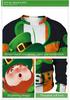 2026 Spring St. Patrick's Day Digital Print Round Neck Long Sleeve Couple Hoodie