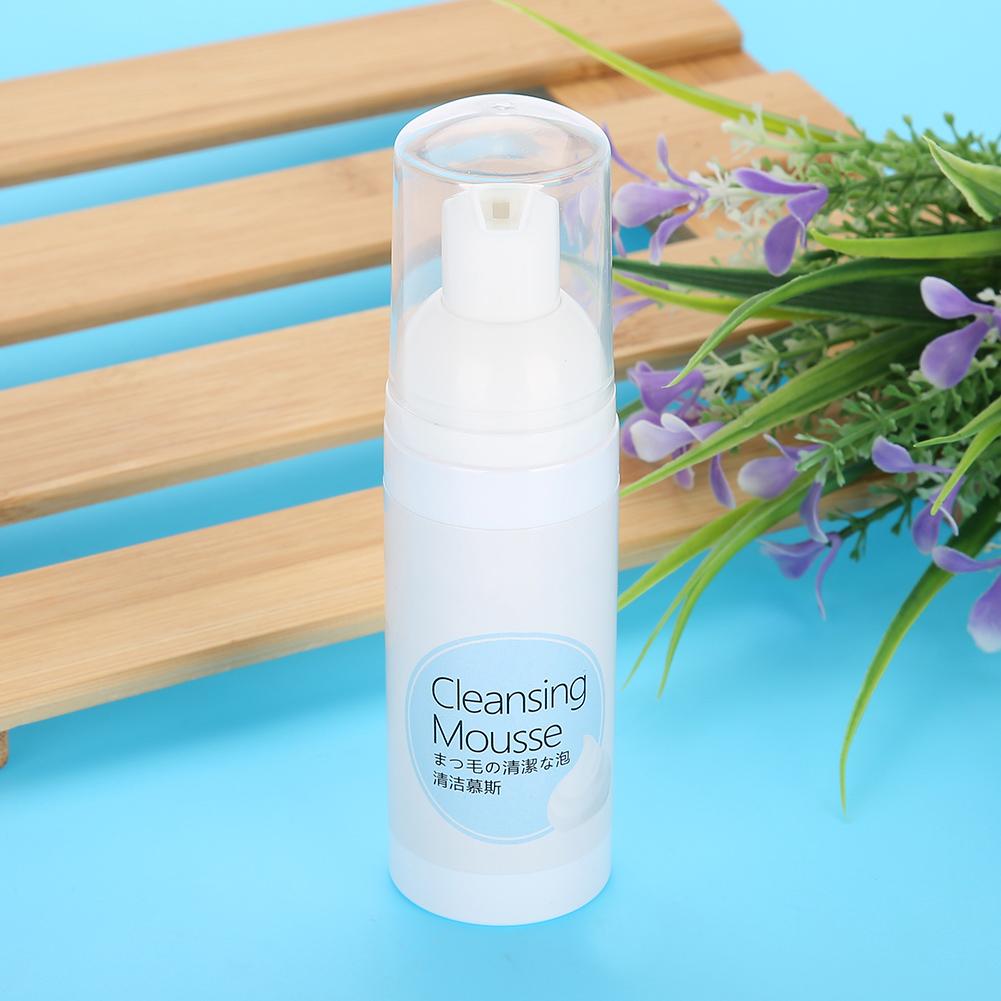 Soft Powerful Eyelash Cleanser Foam 60ml Strawberry Flavor Eyelashes Extension Lash Tool