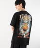 ARMEDES 16-Count Cotton Oversized Art Graphic Short Sleeve T-Shirt (1024)