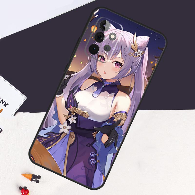 Genshin Impact Keqing Case For Samsung Galaxy A53 A15 A22 A52 A32 A54 A14 A16 A26 A36 A56 A55 A35 A05 A06 A33 A13