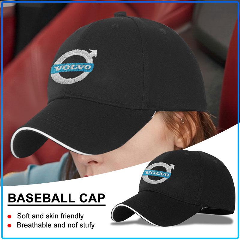 Baseball Cap Summer Outdoor Sun Hats Adjustable Golf Caps For Volvo Xc90 S60 S80 Xc60 Xc70 Xc90 Fh V50 S40 C30