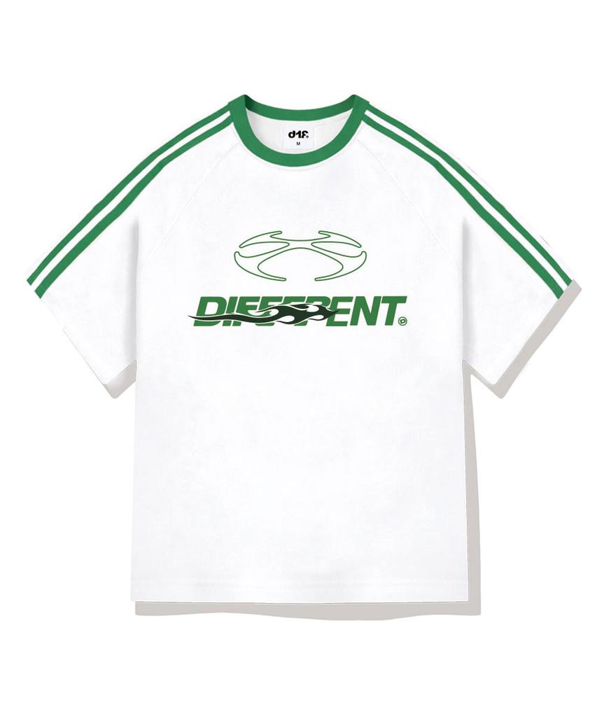DIFF Core Heat Oversized Track Short Sleeve T-Shirt 4 Colors [Dise_3003]