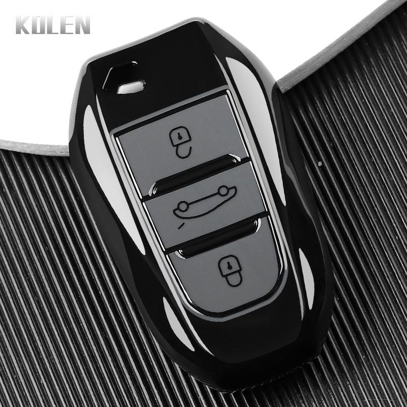 New Tpu Car Key Case Cover For Peugeot 2008 3008 4008 5008 308 408 508 Citroen C1 C2 C4 C6 C3-Xr Picasso Grand Ds3 Ds5 Protector