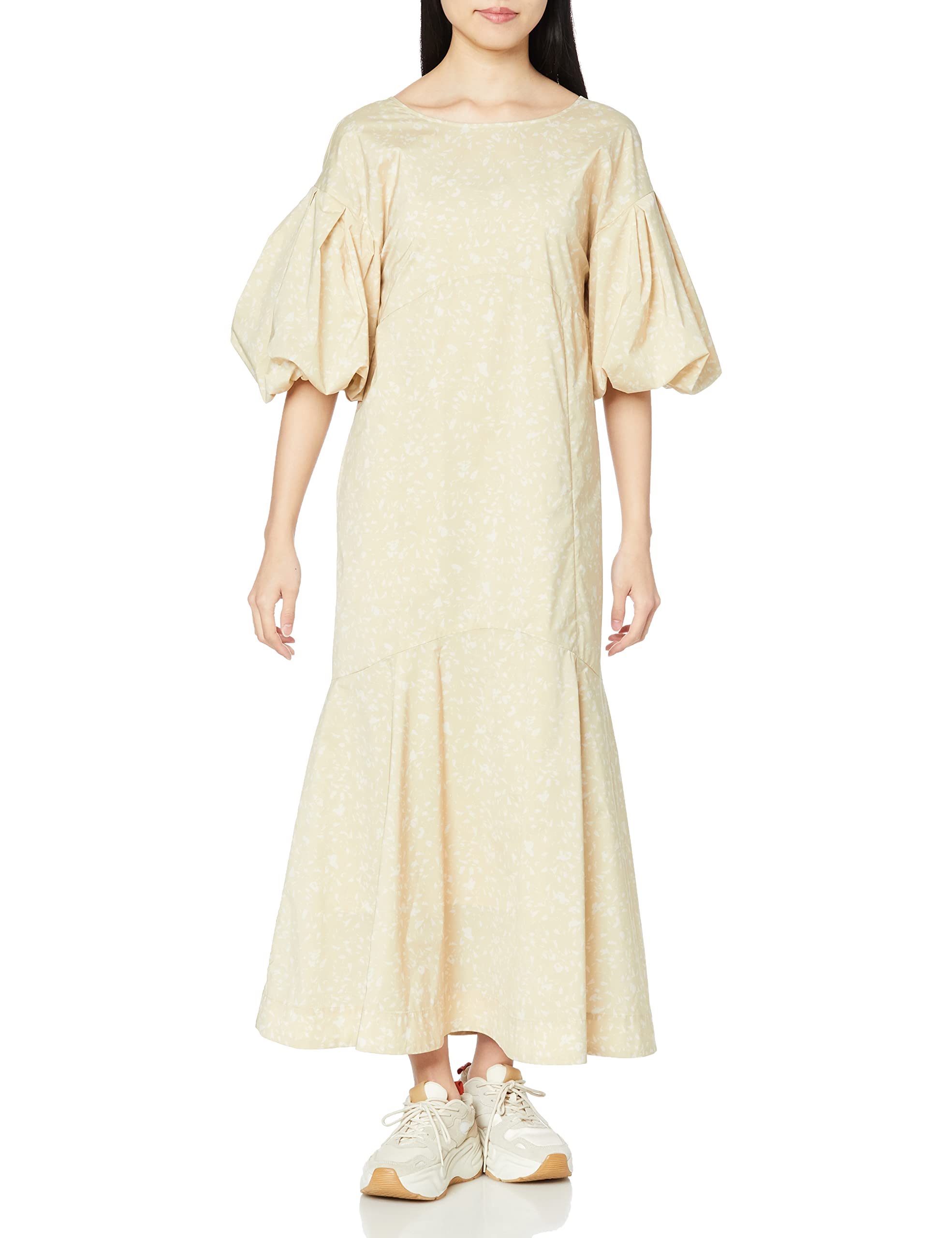 

Relaxed Dress with Volume Sleeves [Emi]
