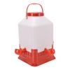 Chicken Waterer 10L Large Capacity Easy to Clean Manual Chick Drinker Waterer for Poultry Feeding