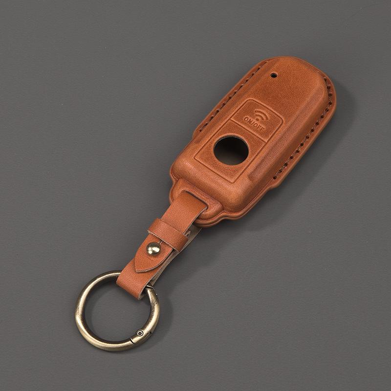Vlastní kryt klíče a klíčenka z pravé kůže pro Yamaha TMAX530/560 DX SX