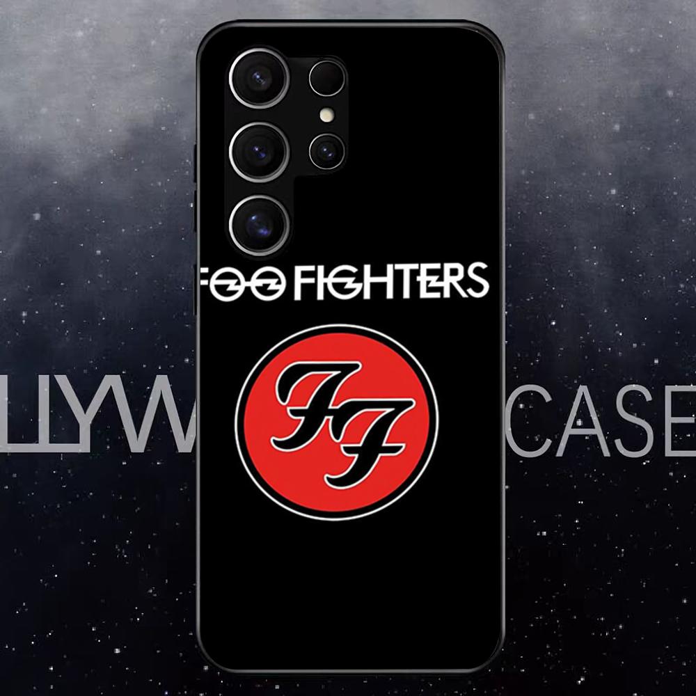 F-Foo F-Fighters Band Phone Case For Samsung S25 Edge Ultra S23 S22 S21 S20 Ultra Plus S24 Fe A54 A53 A25 Glass Cover