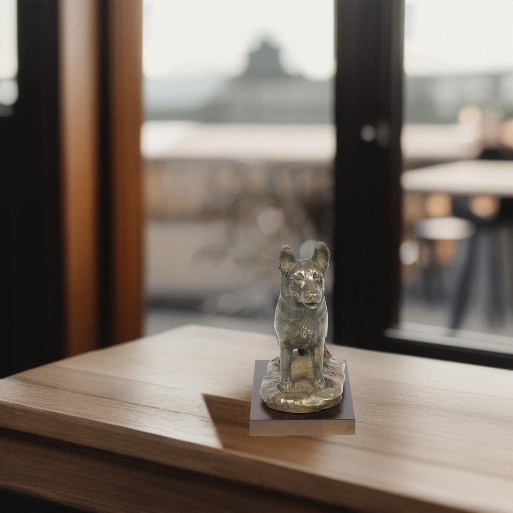 Cane da pastore tedesco, cane lupo alsaziano - statua di cane, figurina per ufficio, trofeo per esposizione canina del marchio Art-Dog
