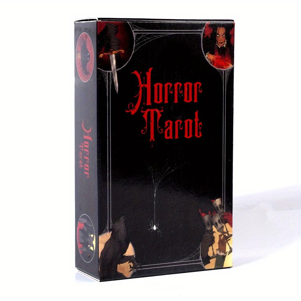 Horror Tarot Cards English  Fun Deck Table Divination Fate Board Games, Gaming Gift