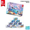 Blocchi da Costruzione Creativi 12 in 1, 12 Animali Marini Possono Essere Assemblati in uno Squalo, Perfetto per Regalo di Compleanno e Natale