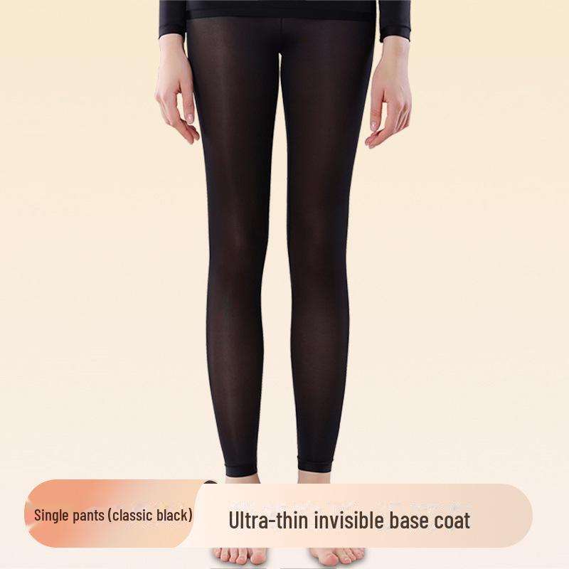 Women's Seamless Thermal Underwear Set: Skin-Beautifying, High-Elastic, Long-Sleeved Top & Pants