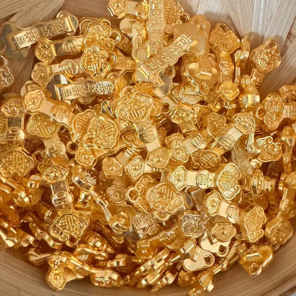 Semi di girasole Yuanbao Mini Lingotti d'oro Decorazione - Vaso Cento Benedizioni Accessorio