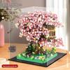 Compatible Purple Cherry Blossom Tree House for Lego with Castle Bouquet, Assembly Toys for Kids, Gift & Exquisite Ornament