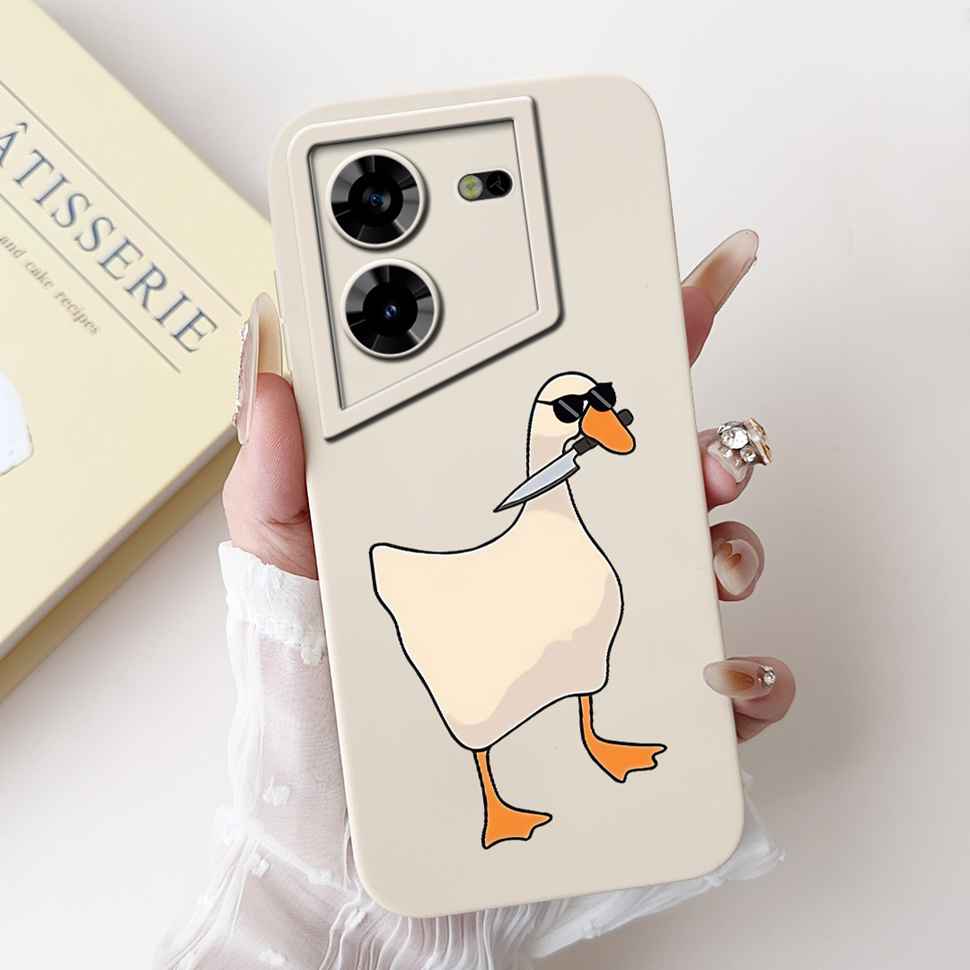 Protective Casing For Tecno Pova 5 Pro 5G 6.78" Fashion Girl Flower Love Soft Silicone Cover For Tecno Pova 5Pro 5G Shell Bumper