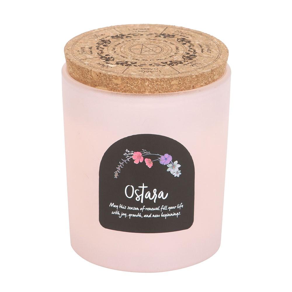 Something Different Wheel Of The Year Linen Fresh Ostara Candle & Holder