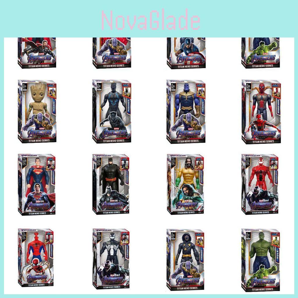 Spiderman Thanos Thor Captain Hulk Iron Man Venom Ronin Groot Action Toys Figura
