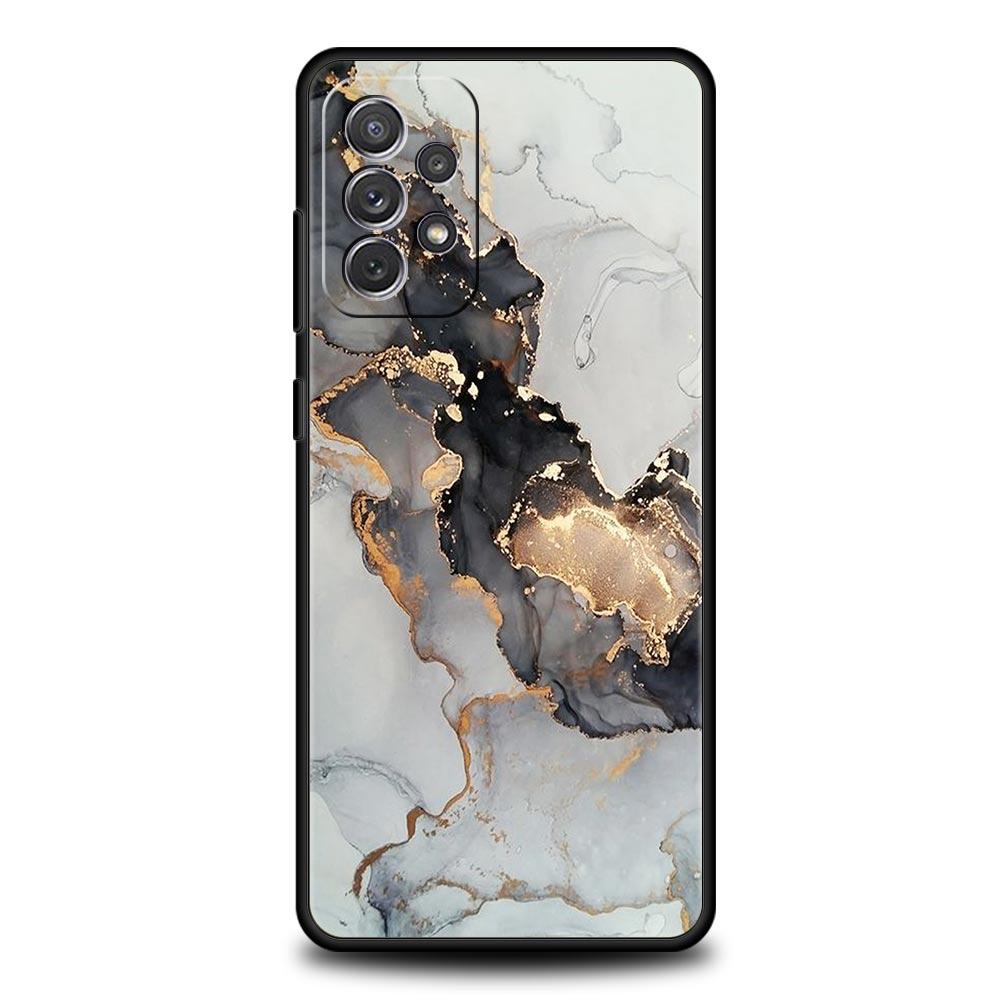 Marmor tinte und waschen Telefon Fall Für Samsung Galaxy A13 A51 A71 A41 A31 A21S A11 A01 A03S A12 A32 A52 A22 A23 a33 A53 A73 5G Abdeckung