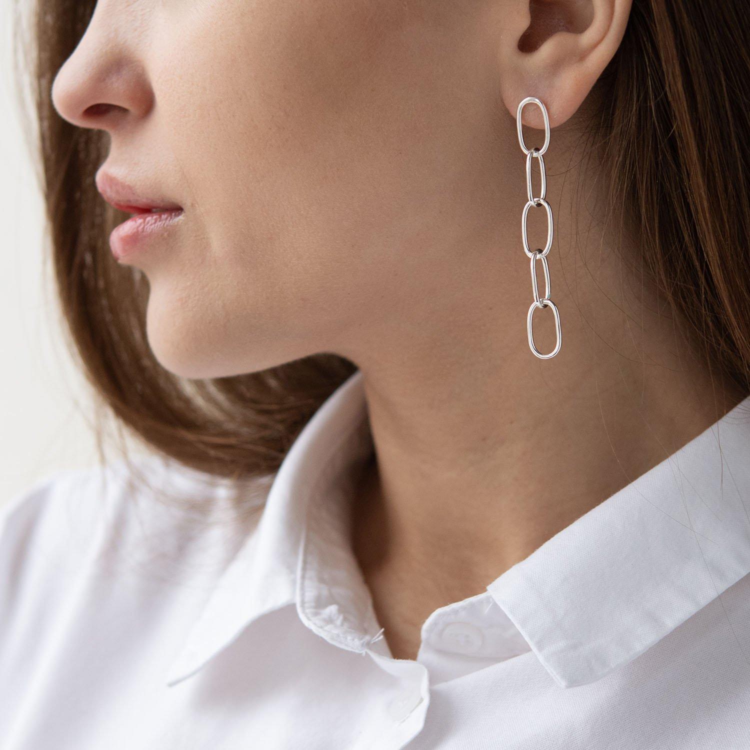 

Срібні сережки Соняшник Oniks 6.4 x 0.9 cm срібний