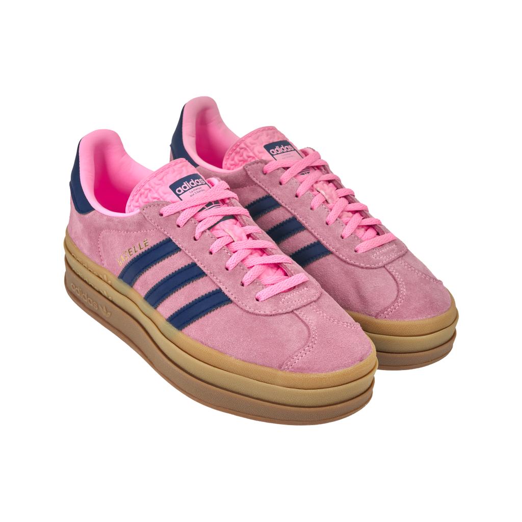 adidas Gazelle Bold Pembe Glow Gum Kadın Spor Ayakkabı Victory-Mavi H06122