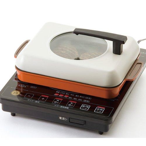 Iris Ohyama Bräter Keramik Gesunder Bräter Rot CHR-2721