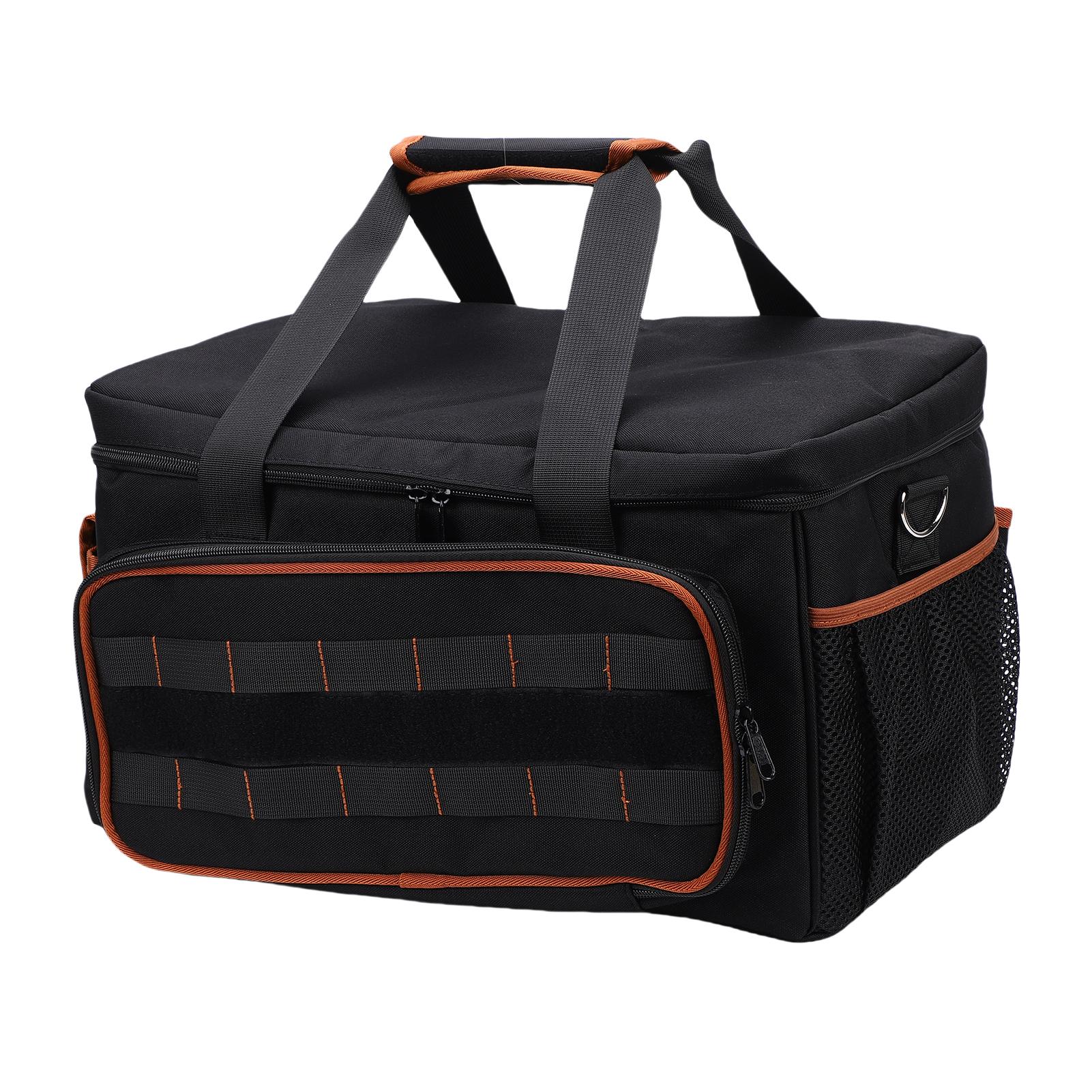 

Сумка для інструментів 17 дюймів, міцна ручна сумка-тоут, органайзер для зберігання, зносостійка Оксфордська тканина, 20 кишень, регульований плечовий ремінь для