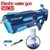 43-56Cm Pool Toy Integrated Manual And Automatic Watergun Electric Water Gun Automatic Absorbing Water Gun With Lighting Toy Gun