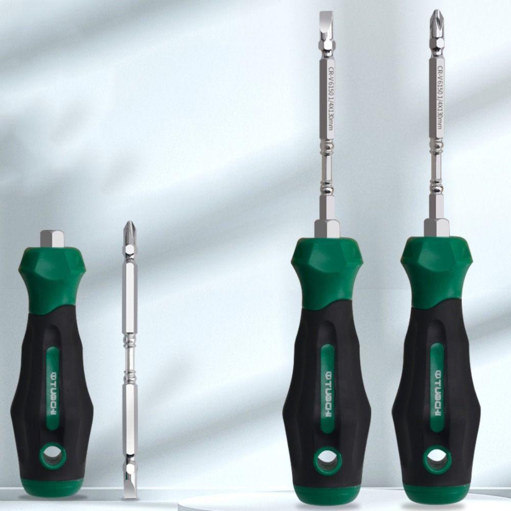 Slotted Corss Circuit Tool Double-head Screwdriver Bit High Quality Magnetic Screwdriver