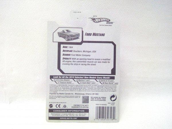 Hot Wheels Treasure Hunt FORD MUSTANG FACTORY SEALED 2009 TH Treasure Hunt