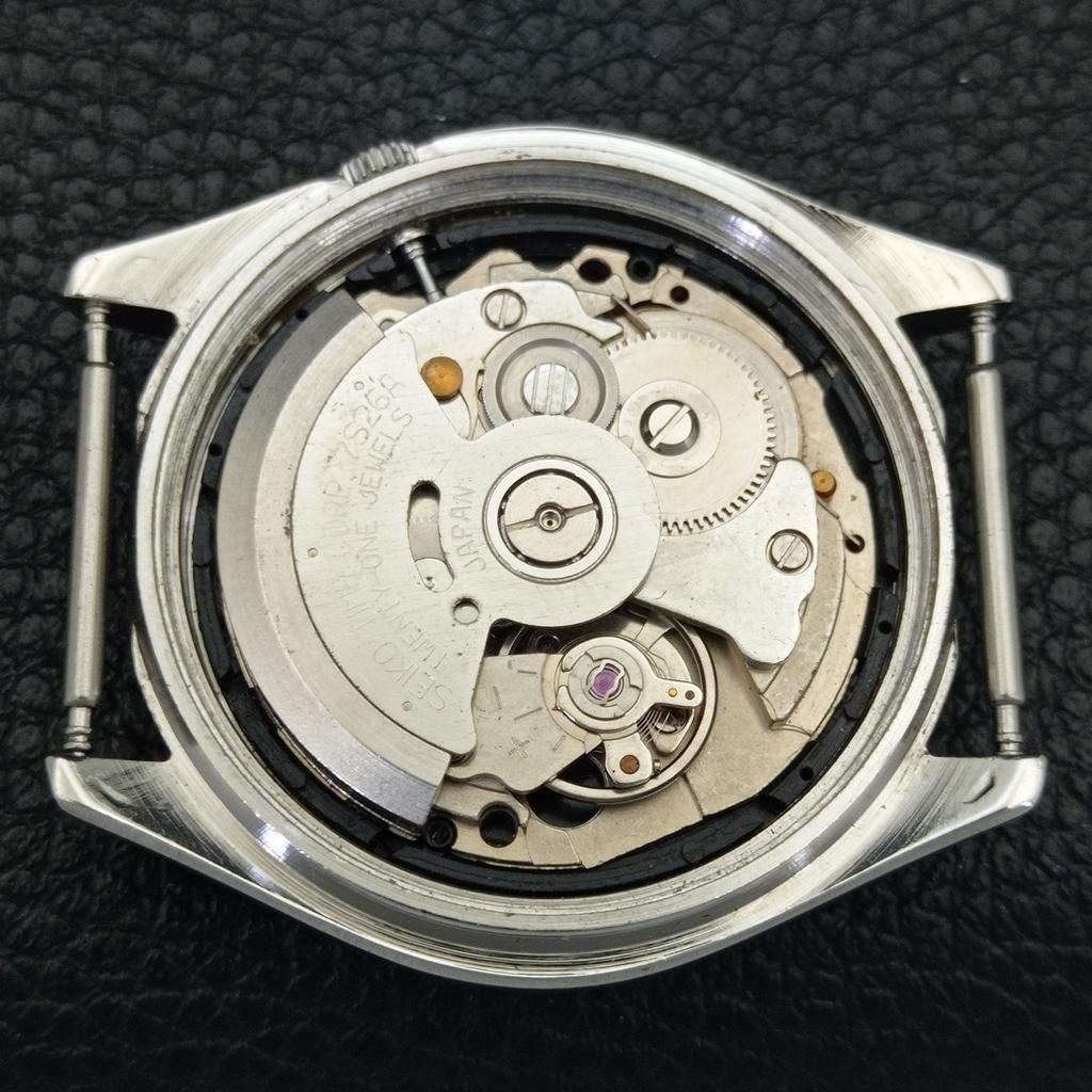 AUTOMATIC VINTAGE SEIKO 5 JAPAN 7S26A MENS GOLDEN COLOR DIAL WATCH A701383-5 R206a-a701383