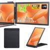 KEEPTIME Dual Display Double Monitor Ultra Wide Color Gamut 14 Inch 1080P IPS FHD Dual Screen Laptop Display Expander for Inch Laptops with HDMI Ports