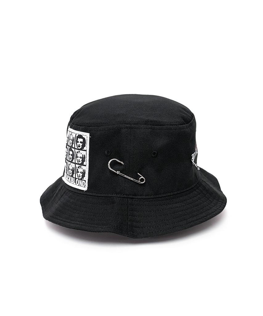 BLACKBLOND Vividi Envy Patch Bucket Hat (Black)